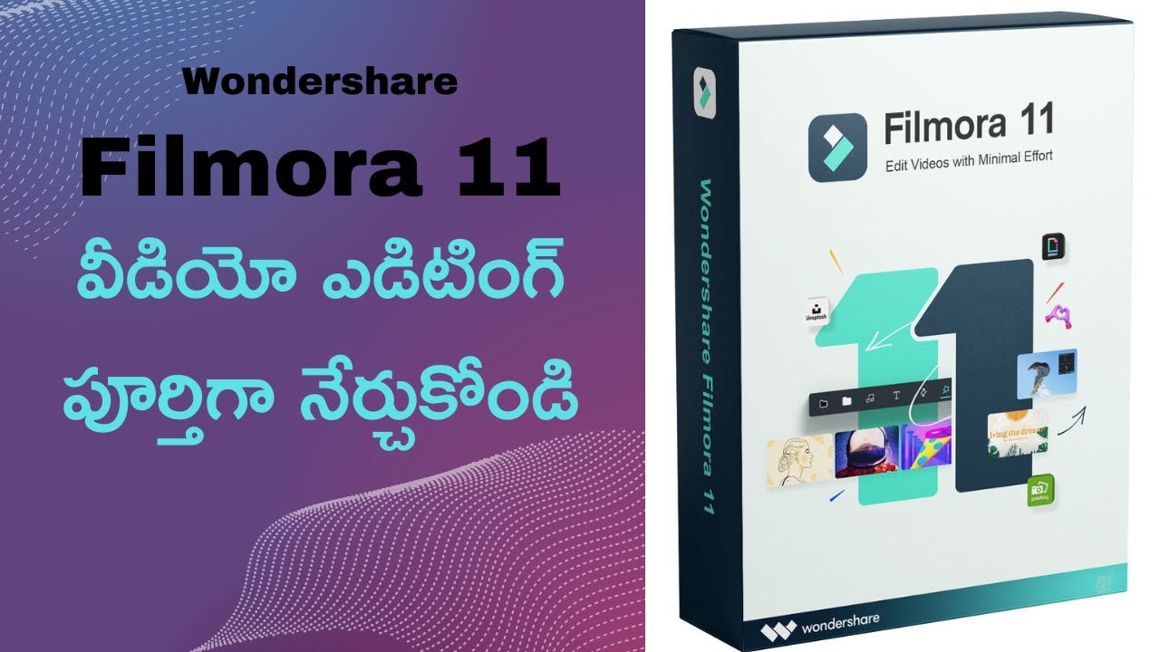 Wondershare Filmora 11 Full Video Editing Tutorial For Beginners Telugu ...