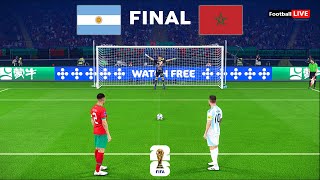 Argentina vs Morocco - Penalty Shootout | FIFA World Cup 2026 Final | Messi vs Maroc | eFootball PES