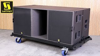 KS28 2x18 Inch Weather Resistant 3200W High Power Subwoofer Box