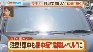 猛暑の車内に潜む危険！子ども置き去り防止の最新センサーも！？