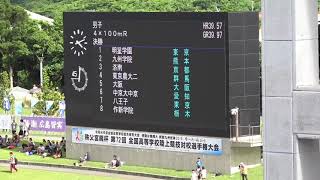 2019.8.6 IH沖縄 男子4×100mR決勝