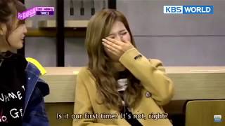 K-RUSH [ENG SUB] Sana flustered when she kisses Momo on the lips