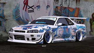 NISSAN SKYLINE GT-R R34 C-WEST | GTA SA ANDROID