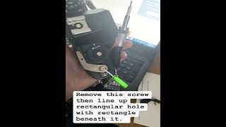 How to fix loose swinging Sears KS Super ii Film Advance Lever.