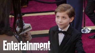 Jacob Tremblay Shows Us His Reaction To Brie Larson Winning An Oscar | Entertainment Weekly