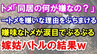 【スカッと】「同居の何が嫌なの？」とトメに聞かれたので、トメを嫌いな理由を全てぶちまけると、涙目ぷるぷる。嫁姑バトルの結果ｗ