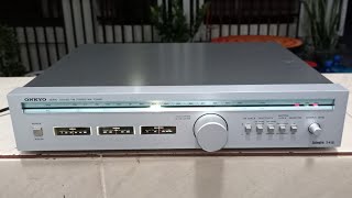 ทดสอบจูนเนอร์วินเทจ3VUสวยคลาสิครับดีรับใวชัดตัดเสียงซ่าได้เด็ดขาด ONKYO INTEGRA T-416 MADE IN JAPAN