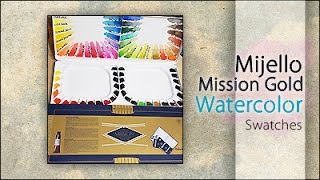 Mijello Mission Gold Class Watercolor ~ Swatches