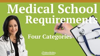 Medical School Requirements: Four Categories | MedEdits