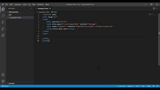 How to generate HTML Boilerplate in Visual Studio Code using Emmet?