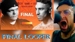 BIZKIT vs FROSTY - FINAL loopstation BATTLE GBB21 | MAKAN REACTION!!!