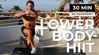 30 Min KILLER Lower Body HIIT Workout | No Equipment, No Repeats