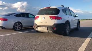 Seat altea freetrack vs a5 slow motion