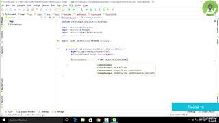 13 How to built user interface using java in android studio 2020
