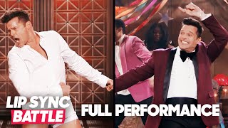 Ricky Martin Performs “Old Time Rock and Roll” & “Footloose” | Lip Sync Battle