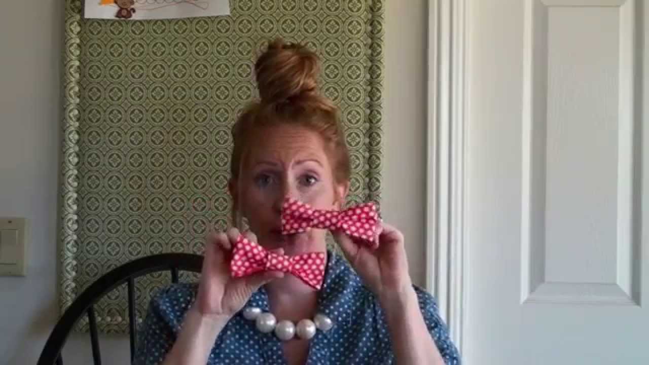 Diy Bow Tie Youtube