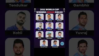 2011 World Cup Winning Squad | India’s Historic Champions | Full Team \u0026 Player Contributions