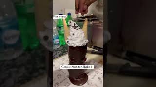 Cookie Monster Shake | Cookie Monster Milkshake | Best monster shake #shakes #shorts #mostershake