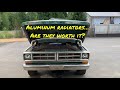 1968 Ford F100 aluminum radiator upgrade