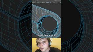 Noob vs Pro Artist: N-gons Fixing in Maya #mayatutorial #3dtips #shorts