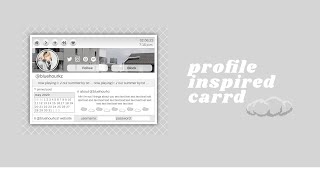 pretty profile; interactive carrd tutorial