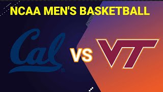 California Golden Bears vs Virginia Tech Hokies | 2025 NCAA Men's Basketball Live Score