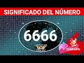 NUMEROLOGÍA🤍Significado del número 6666 en lo espiritual🙏NUMERO 6666  ANGELICAL