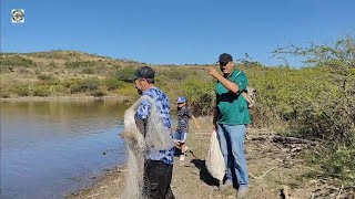 una buena pesca y una buena fritanga ala orilla del lago con chito