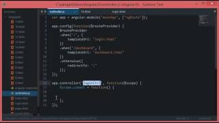 AngularJS Tutorial 14 Creating Login App Part 1