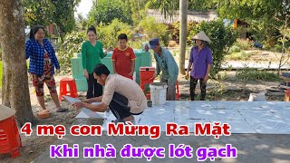 LÓT NỀN NHÀ CHO BỐN MẸ CON SỐNG NHỜ TRONG CHUỒNG BÒ RÁCH NÁT | trang miền tây