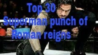 Wwe Roman reigns best 30 Superman punch ever / WWE Monday night Raw today 2018 / wwe smack down live