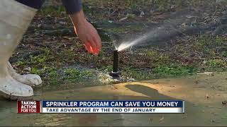 Free sprinkler program can reduce your water bill