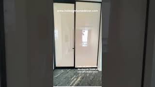 Switchable glass PDLC film on Door