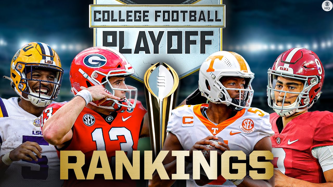 Latest CFP Rankings: Georgia BACK ON TOP, Alabama Falls To No. 9 | CBS ...