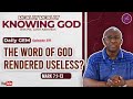 The Word of God Rendered Useless? - Daily Devotional