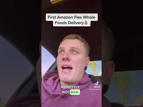 First Amazon Flex Whole Foods delivery