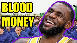 Chinese Slave Labor gets LeBron James to the mountaintop of money above ALL athletes in the world!