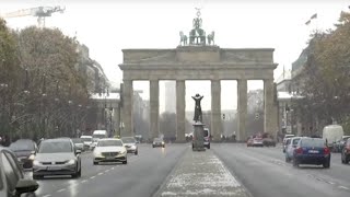 Erster Schneefall des Winters in Berlin