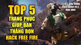 Free Fire | TOP 5 Trang Phục Giúp Bạn Thắng Được Bọn Gian Lận Vô Ý Thức | Rikaki Gaming