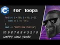C++ for loops explained 🔂
