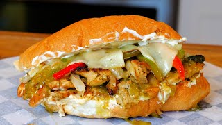 Chicken Salsa Verde Cheese Steak TORTA Recipe