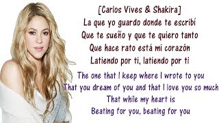 Carlos, Shakira - La Bicicleta - Lyrics English and Spanish - The bicycle - Translation & Meaning
