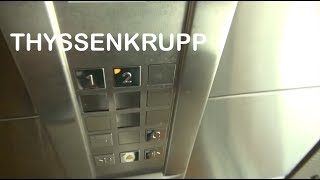 ThyssenKrupp MRL elevator at Keflavík International Airport Reykjavik Iceland