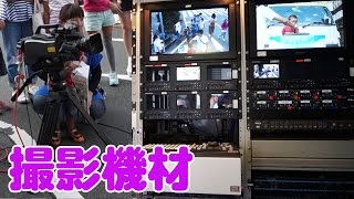 動画撮影カメラ機材 マイク ビデオ編集 放送中継車など