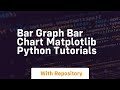 bar graph bar chart matplotlib python tutorials