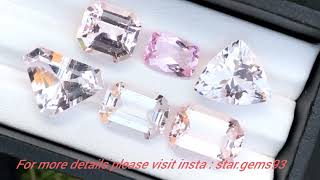 Beautiful Faceted Morganite #gems #rings #jewel