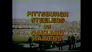 1976-12-26 AFC Championship Game Pittsburgh Steelers vs Oakland Raiders