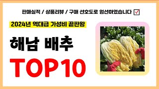 해남 배추 추천! 실패없는 역대급 가성비 끝판왕 최신 인기제품TOP10