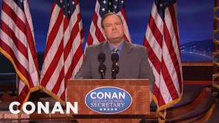 Andy Richter Is Conan’s Sean Spicer | CONAN on TBS