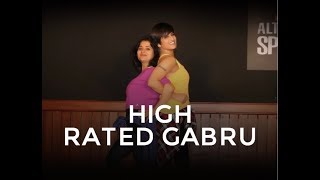 High Rated Gabru (Nawabzaade)  | Dance Fitness Choreography by Vijaya Tupurani | Guru Randhawa